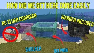 How to EASILY get the How Did We Get Here achievement 1.19 (No Elder Guardian. Includes Warden.)