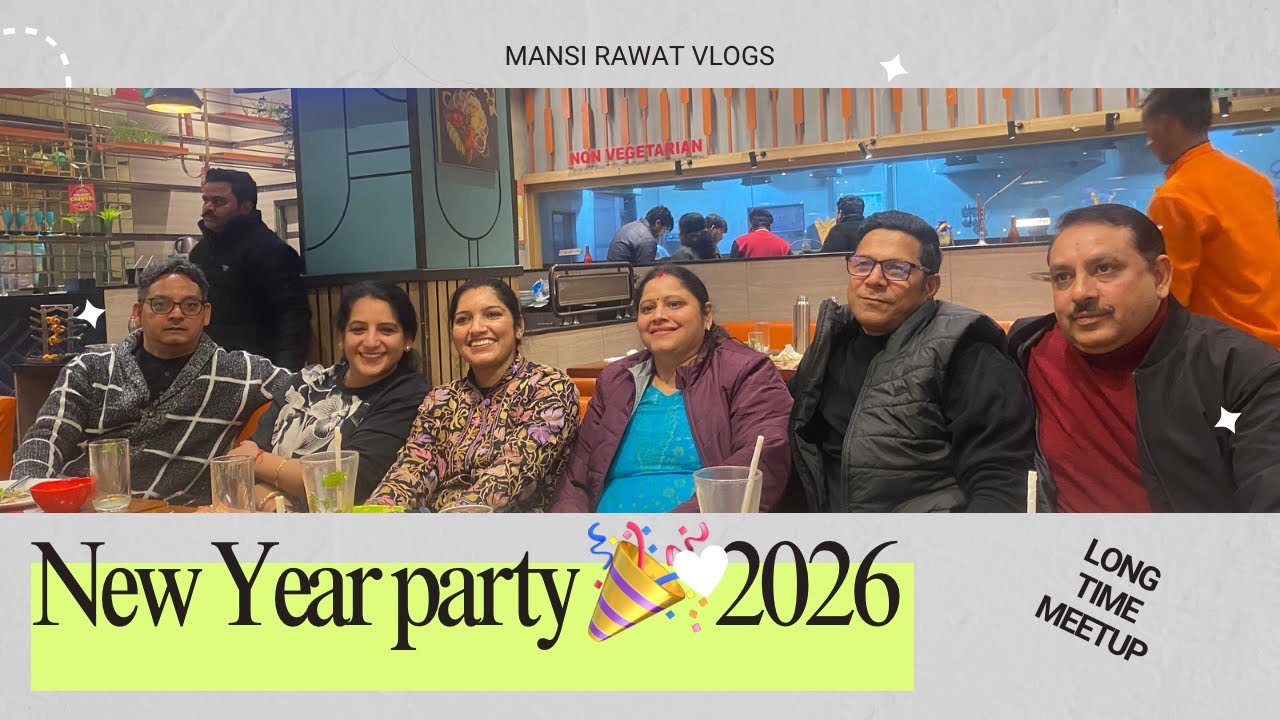 | Family Dinner| Vision board 2026💌🩷| New Year Party🎊🎉❤️ @iampreetichauhan 