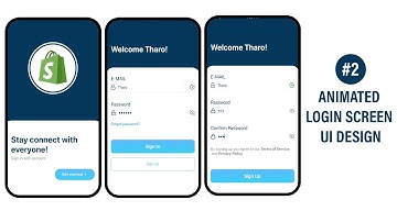#2 Animated Login Screen UI Design | React Native tutorial for beginner
