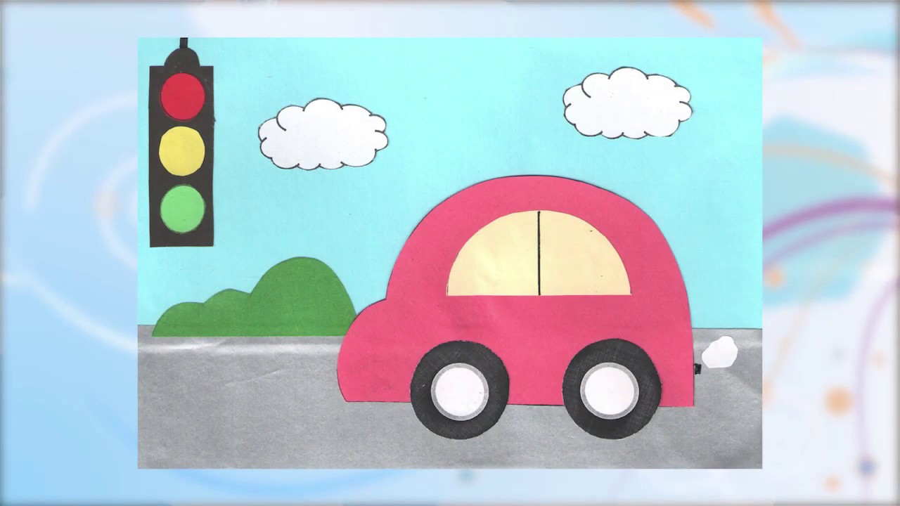 аппликация машина. аппликация машины едут по улице старшая группа. Aппликация "машинки". аппликация тема машина. машинка из цветной бумаги.