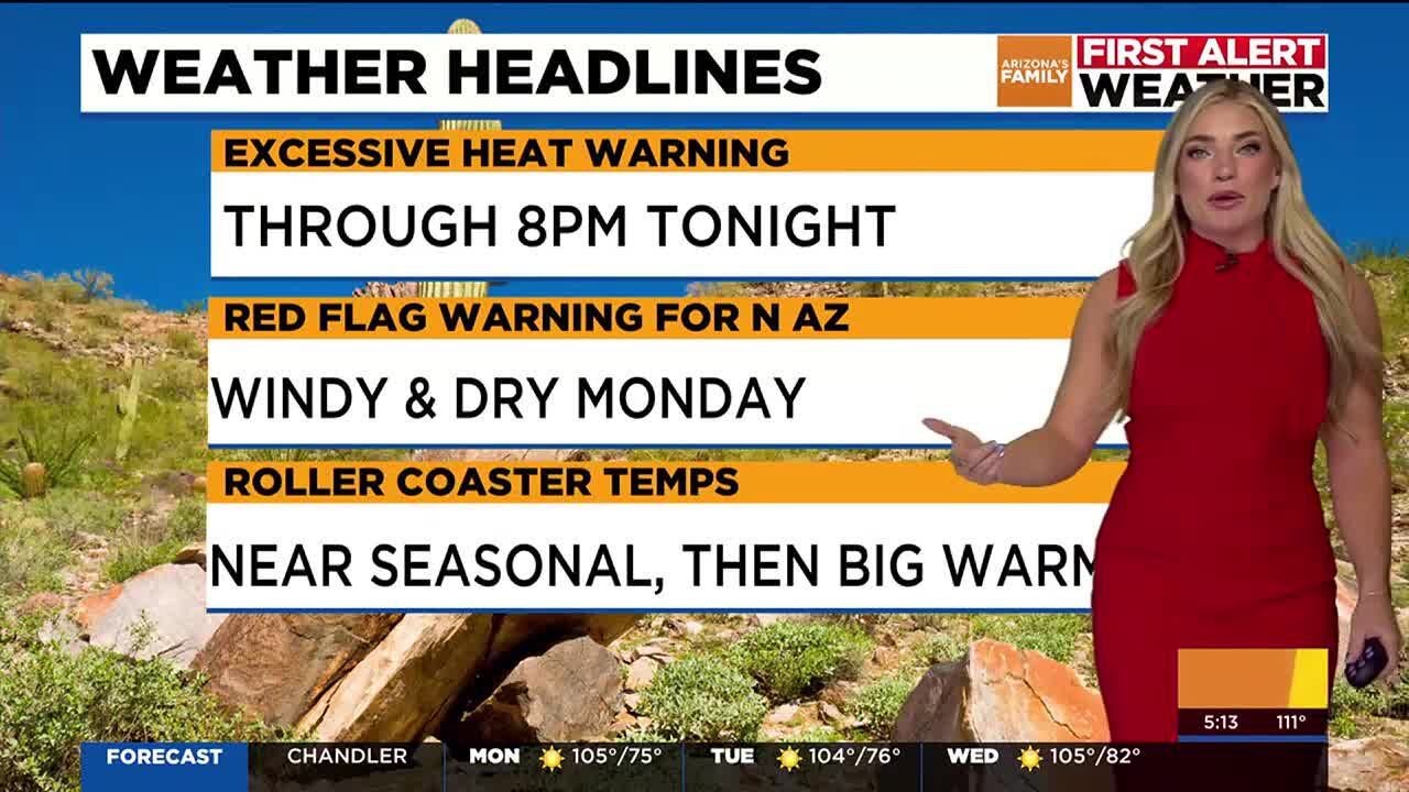 Excessive heat continues to Arizona - YouTube