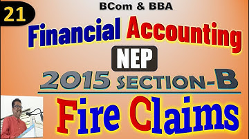 DAY 21 #2FIRE INSURANCE CLAIMS LECTURE IN KANNADA0  #SECTION -B QUESTION PAPER PROBLEM SOLVED