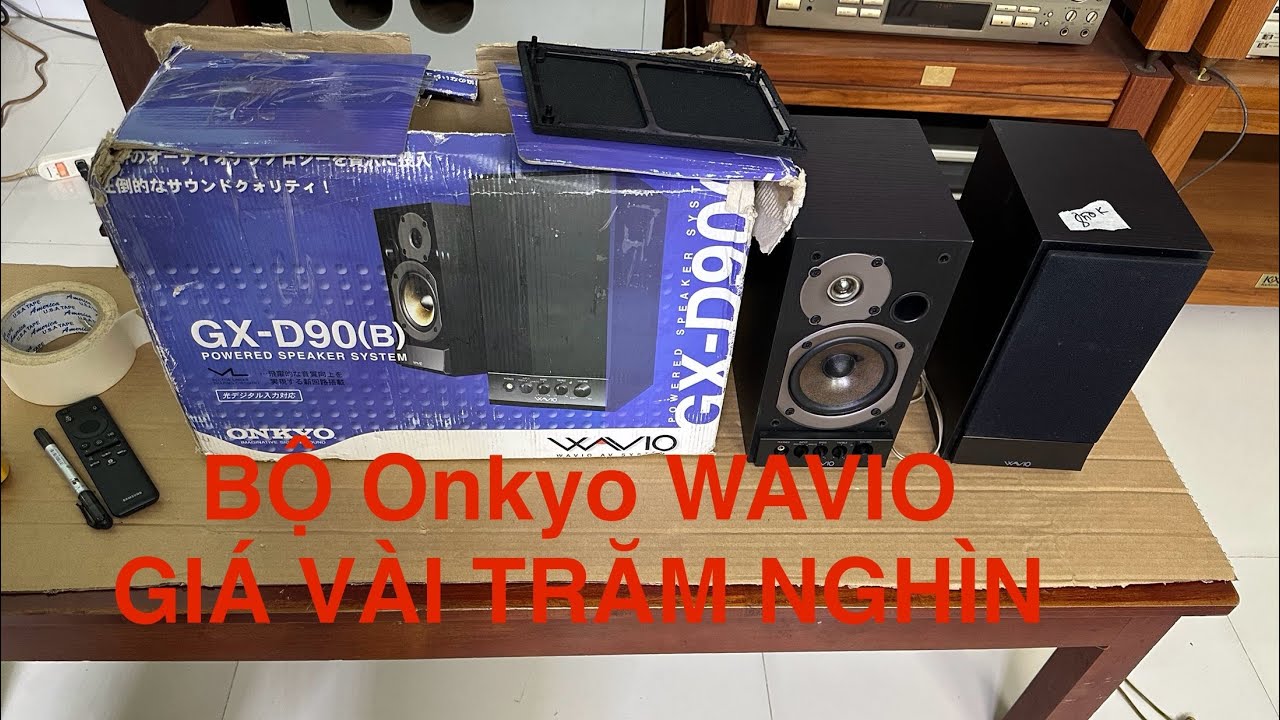 ONKYO　WAIO　GX-D90(B) ONKYO WAVIO GX-D90(B) speaker set. Excellent condition, good price