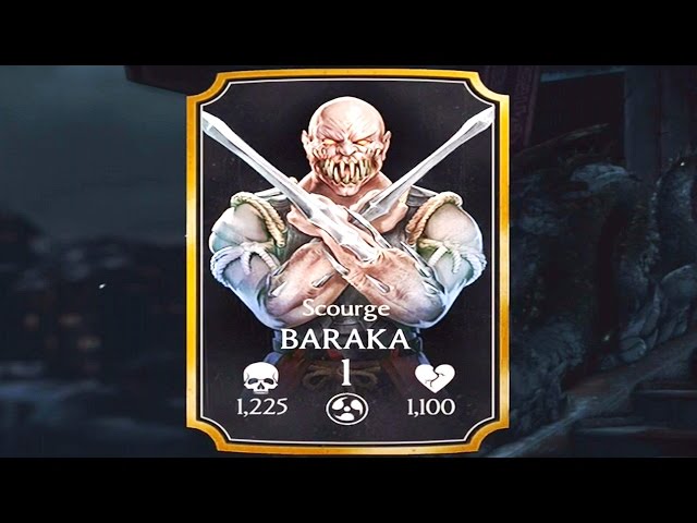 Baraka/Scourge, Mortal Kombat Mobile Wikia