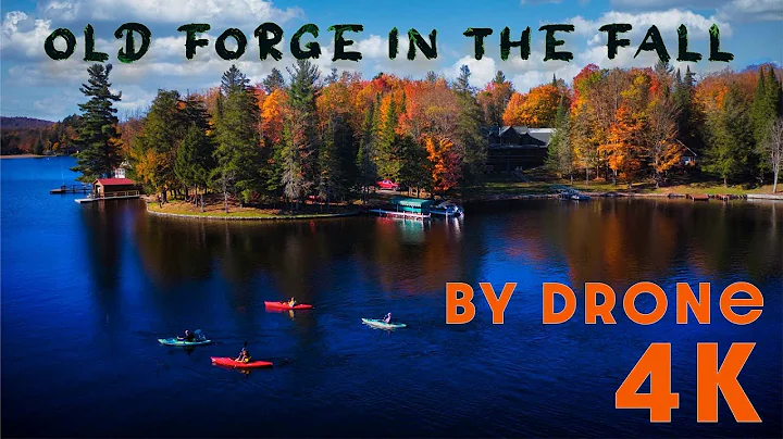 Old Forge In The Fall By Drone - 4K