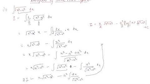Integrals of Some More Types |  Class 12 Mathematics Integrals