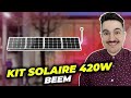 Kit solaire 420w beem  le kit solaire facile  brancher pour produire sa propre lectricit