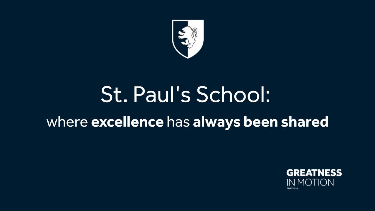 History of Scholarships at St. Paul's School