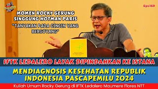 Rocky Gerung : IFTK Ledalero Layak Dipindahkan Ke Istana (Ledalero Talk) // #rockygerung  Eps169