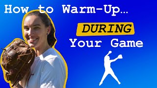 QUICK warm-up routine for softball pitchers who need to get ready FAST!
