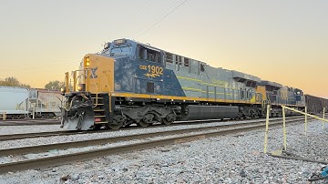 2025-11-9, CSX Train M691-09 With CSXT 1902 Leading