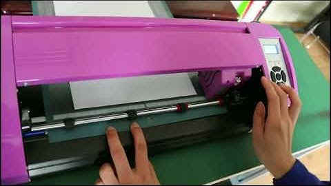Jinka A3 cutting plotter YS380 - Laser alignment and contour cutting (by Starcut)