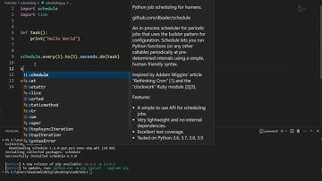 Python Schedule Library - Periodically scheduling tasks in Python