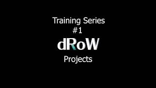 dRoW Training Series #1 - Creating a Project