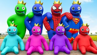 Rainbow Friends 3 | Rainbow Friends But It's Family SUPER Heroes VS Monsters!? | 2D 3D Animation IRL