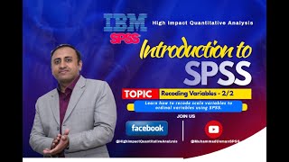 SPSS Recode Variable 02 -  By Muhammad Usman