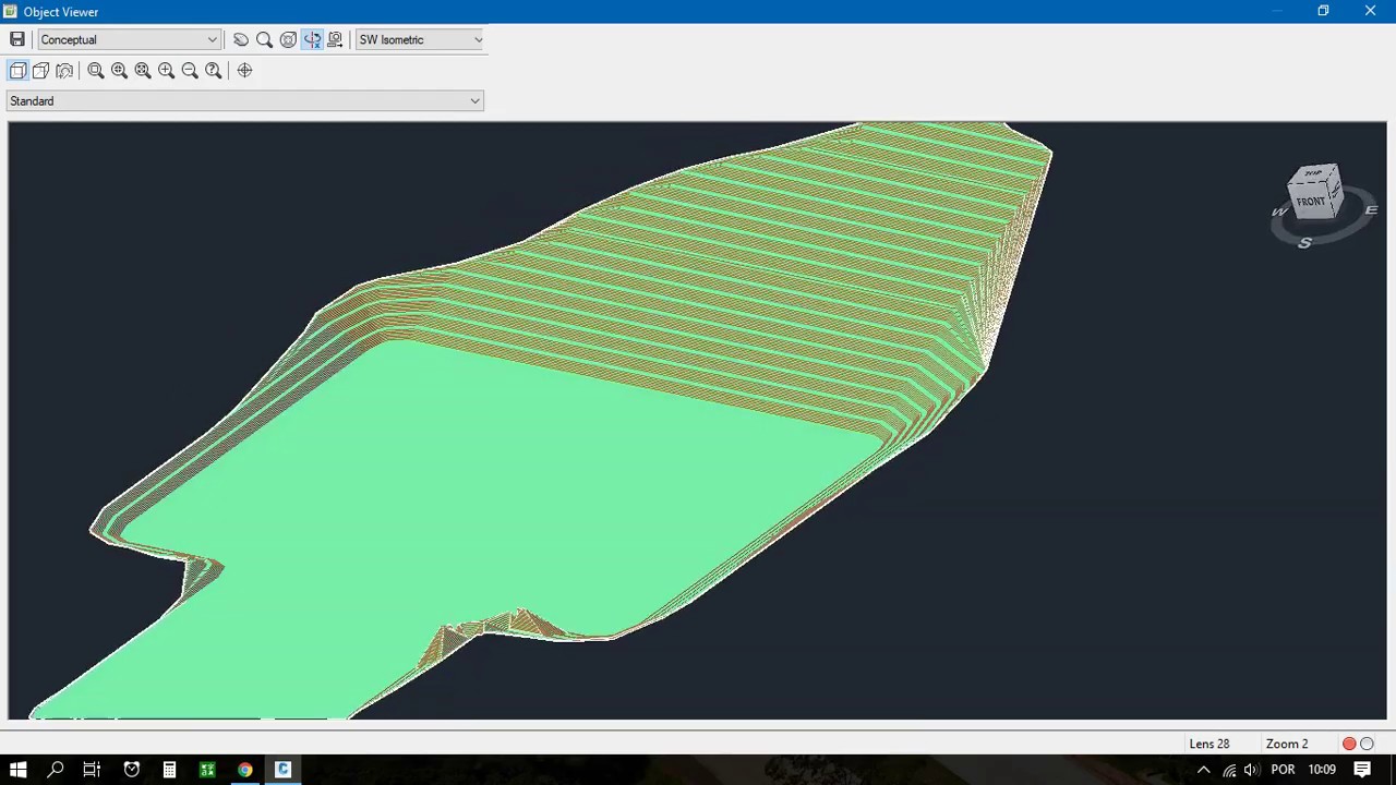 Platô com condicional - (Feature line, Assembly, Corridor, Seção tipo) no AutoCAD Civil 3D 2020