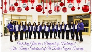 Chi Delta Sigma Sorority | My Only Wish - Holiday Greetings 2015