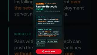 Remote Network Installation | A+ Core 2 (220-1202) Objective 1.2 #comptia