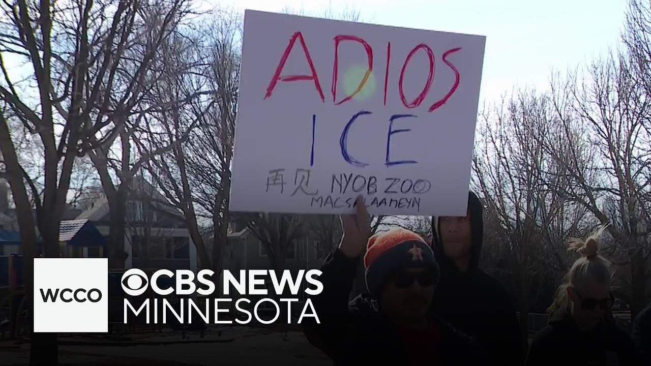 Anti-ICE protesters, skeptical of drawdown claims, rally in Minneapolis