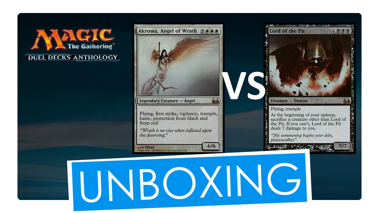 Unboxing Divine VS Demonic Duel Decks Anthology Magic The