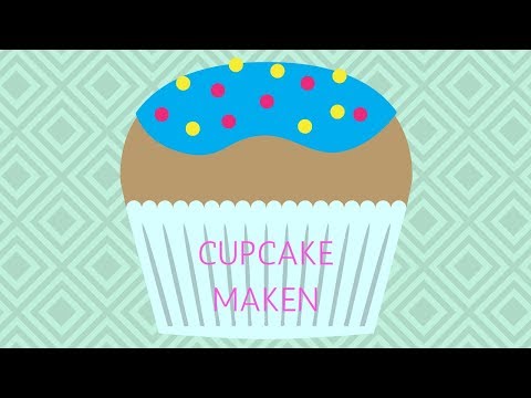 Video: Hoe Bak Je Een Cupcake?