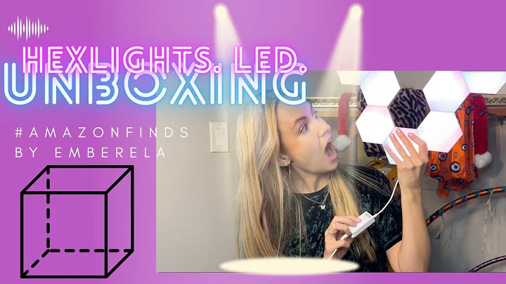 led hexlights unboxing ~ app controlled & programmable by ‎Emberela #AmazonFinds