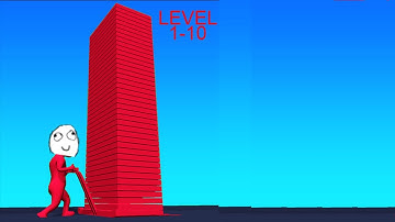 Stack Colors gameplay Levels 1-10