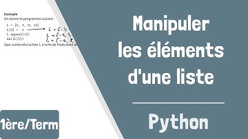 Comment manipuler les éléments d