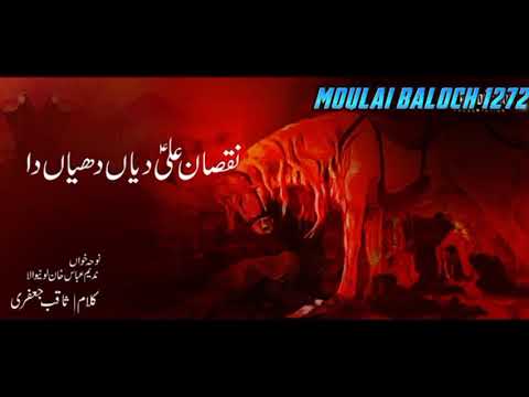 بہوں کیتا امت کربل وچ نقصان علی دیاں دہیاں دا نوحہ خواں ندیم عباس لونیوالا