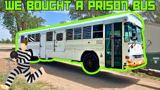 We Bought A Prison Bus! (Then Ripped it Apart with an EXCAVATOR)