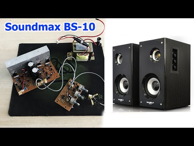 Mạch loa vi tính 2.0 Soundmax BS-10 60W