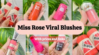 Miss Rose Viral Blushes Honest Review With Shades And Numbers
