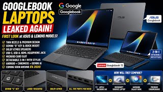 Googlebook LEAKED! 💻 ASUS & Lenovo's AI Laptops Revealed Before Launch