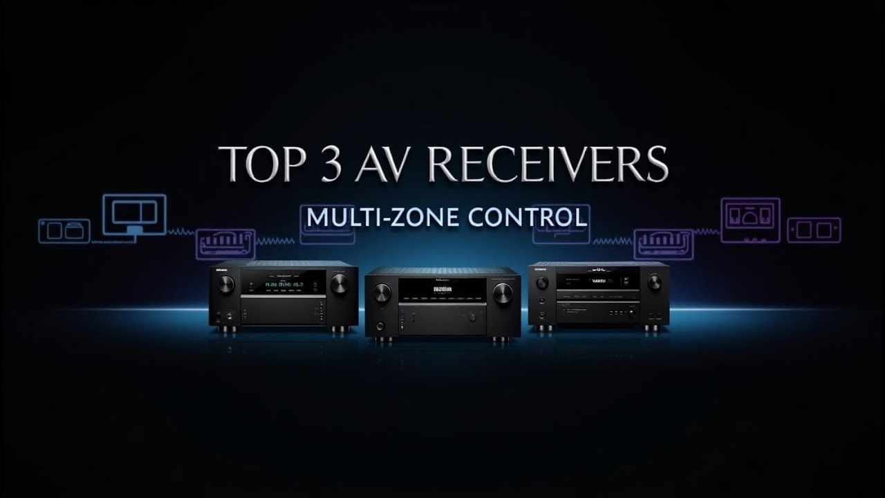 Top 3 AV Receivers with Next-Gen Multi-Zone Control – Seamless Sound in ...