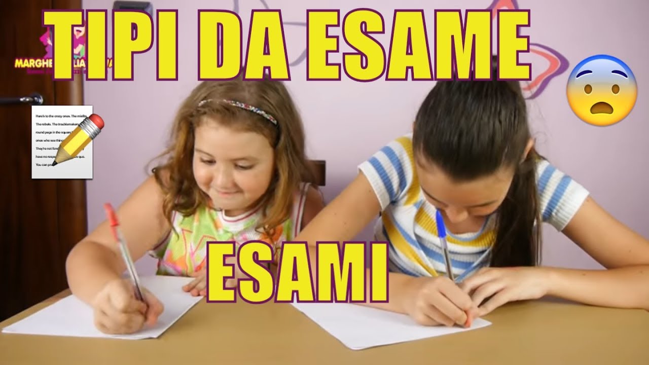 ESAMI - TIPI DA ESAME  by MARGHE GIULIA KAWAII