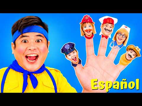 Canción de la Familia Dedo (Versión Trabajos) | Canciones Divertidas para Niños | Babanana Español