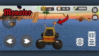 👹 Monster Truck On Water|| surfing 3D #airstunt  on Beach 🚚@HR Gamerz screenshot 5
