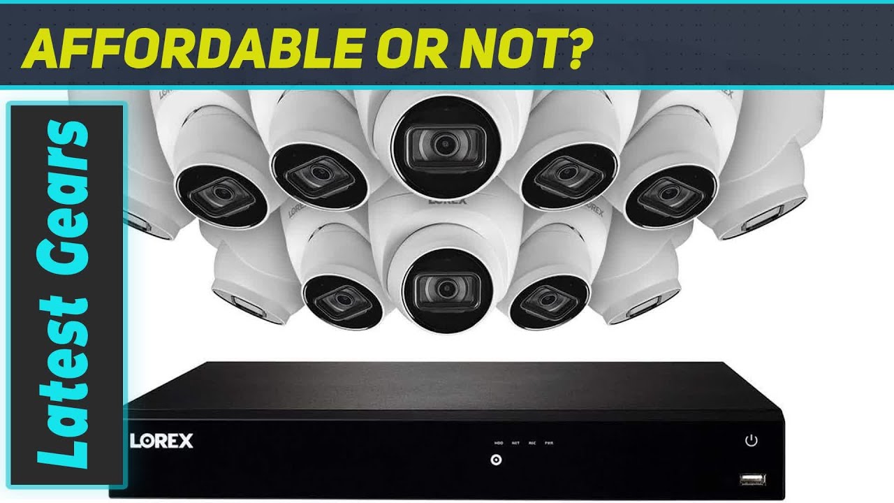 Lorex Technology N4K3-1612WD 16 Channel 3TB 4K Fusion NVR System with Twelve 4K (8MP) IP Dome