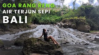 THE QUIET WATERFALL IN BALI || GOA RANG RENG WATERFALL