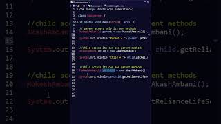Inheritance with Extends #java #javaprogramming #javainterviewquestion #hindi