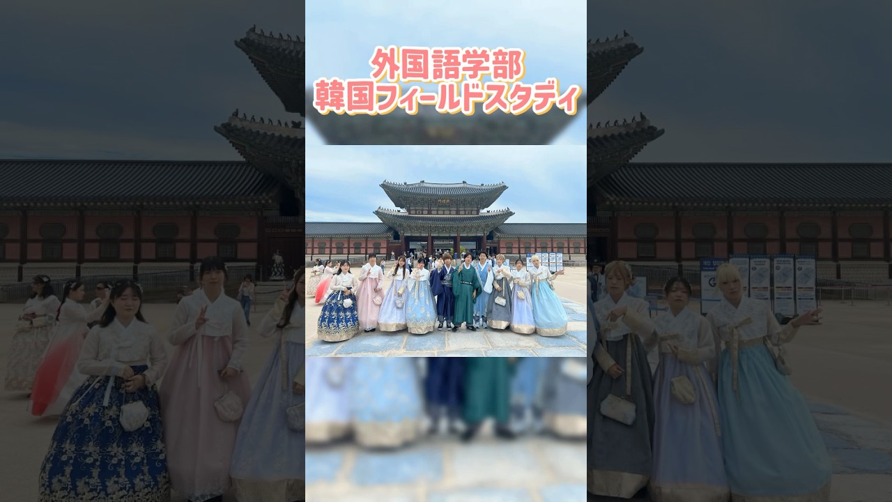 【外国語学部】韓国フィールドスタディ