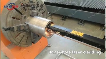 Inner hole laser cladding