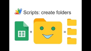 Create folders in Drive automatically with Google Sheets Script