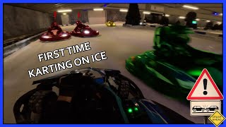 Drift Karting On Ice Is Harder Than It Looks! The Only Track Where Crashing Is Expected!