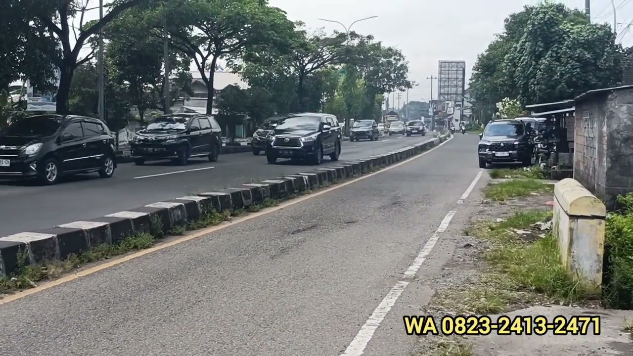 Tanah SHM p 156 m² Ld 11 m hadap jl raya ringroad kota Jogja 