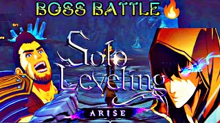 SUNG JIW-NOO♥️ VS  HWANG DONGSUK🔥 BOSS BATTLE IN SOLO LEVELING :ARISE!!!