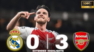 Arsenal 3-0 Real Madrid | All Goals & Extended Highlights HD