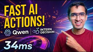 Qwen 3.5 0.8B Multimodal Upgrade: Turns Images Into Actions In 34ms! (Intern Decision Setup)