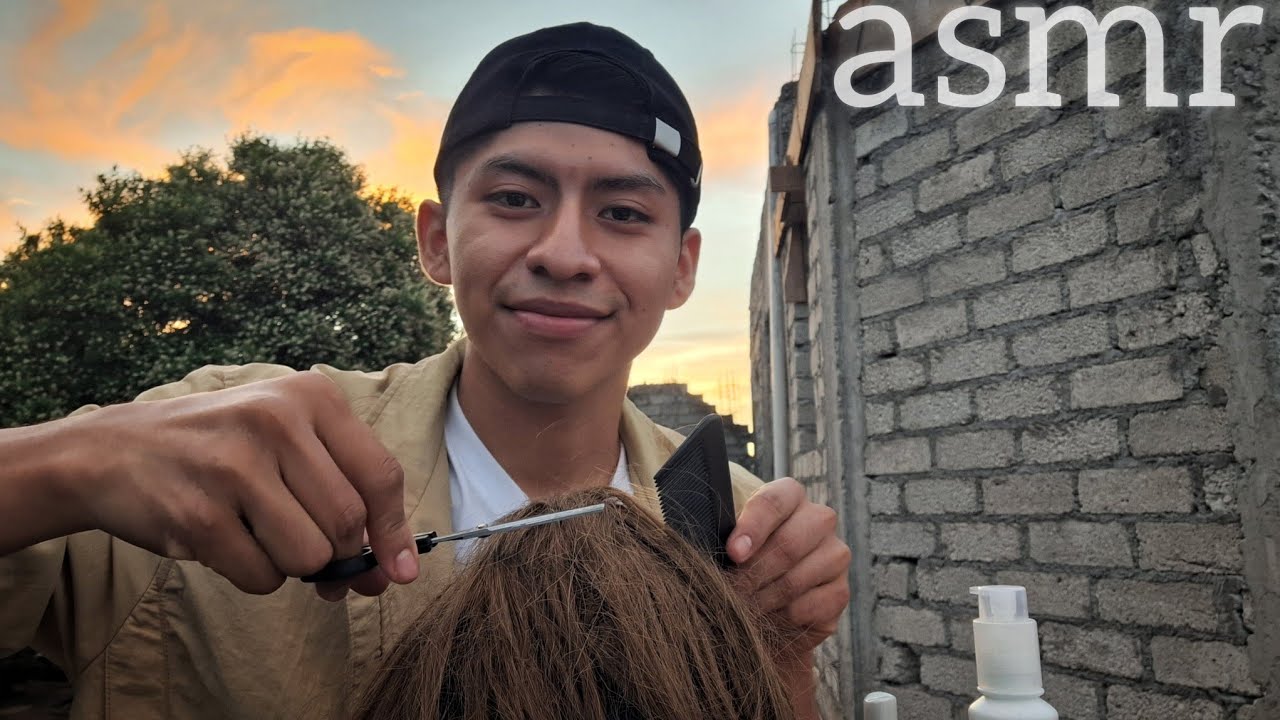ASMR Relajante al Aire Libre 🌿 Scratching Suave y Cepillado de Cabello
